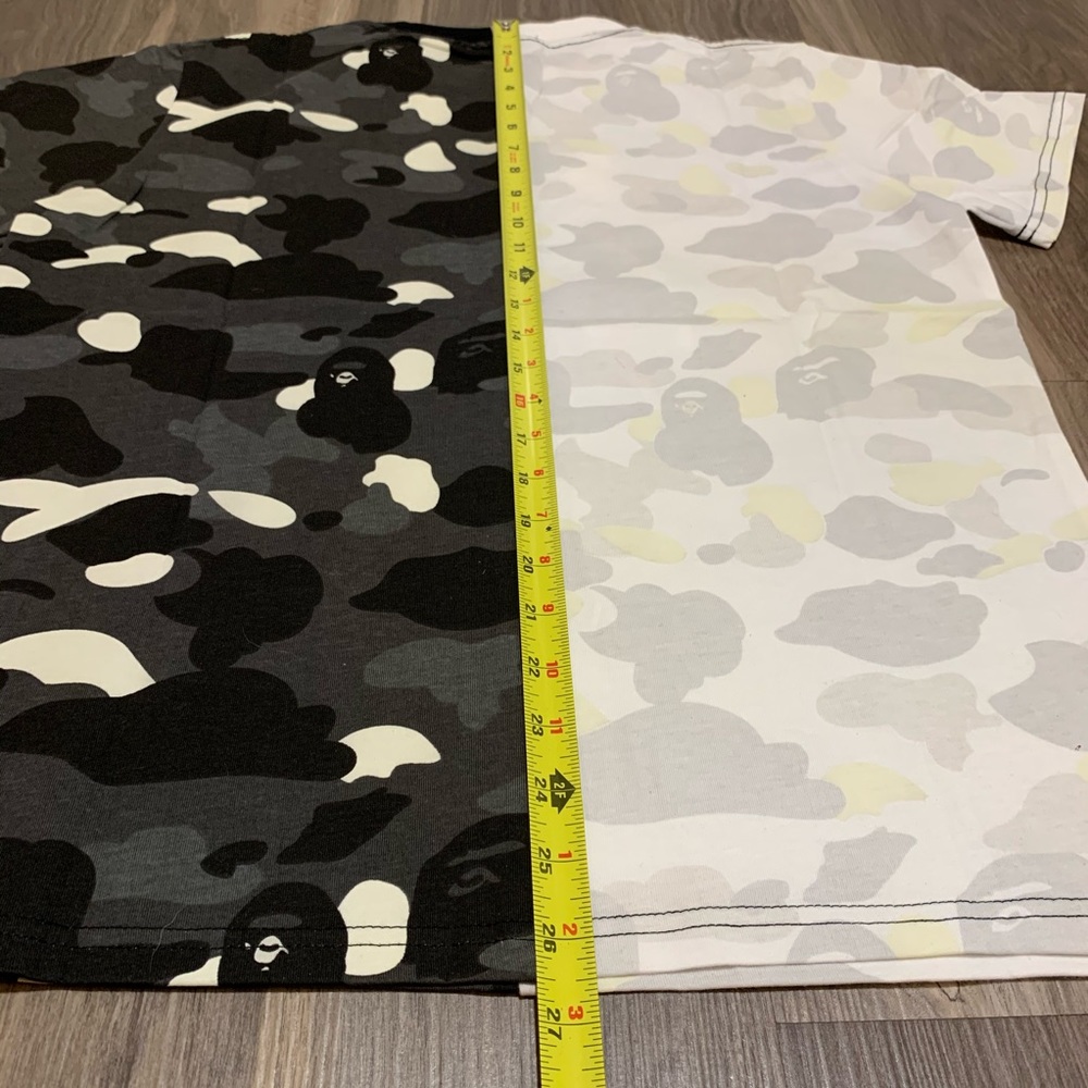 Bape Style Split-Camo T-Shirt - Picture 6 of 7